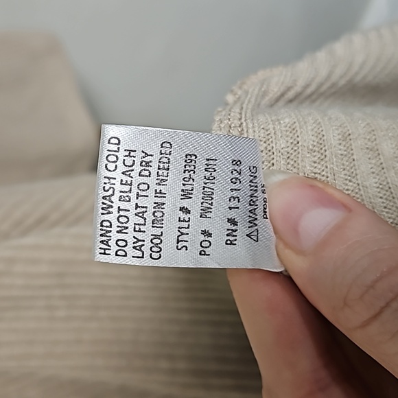 'Wishlist' Beige Ribbed Lounge Set - Picture 8 of 9